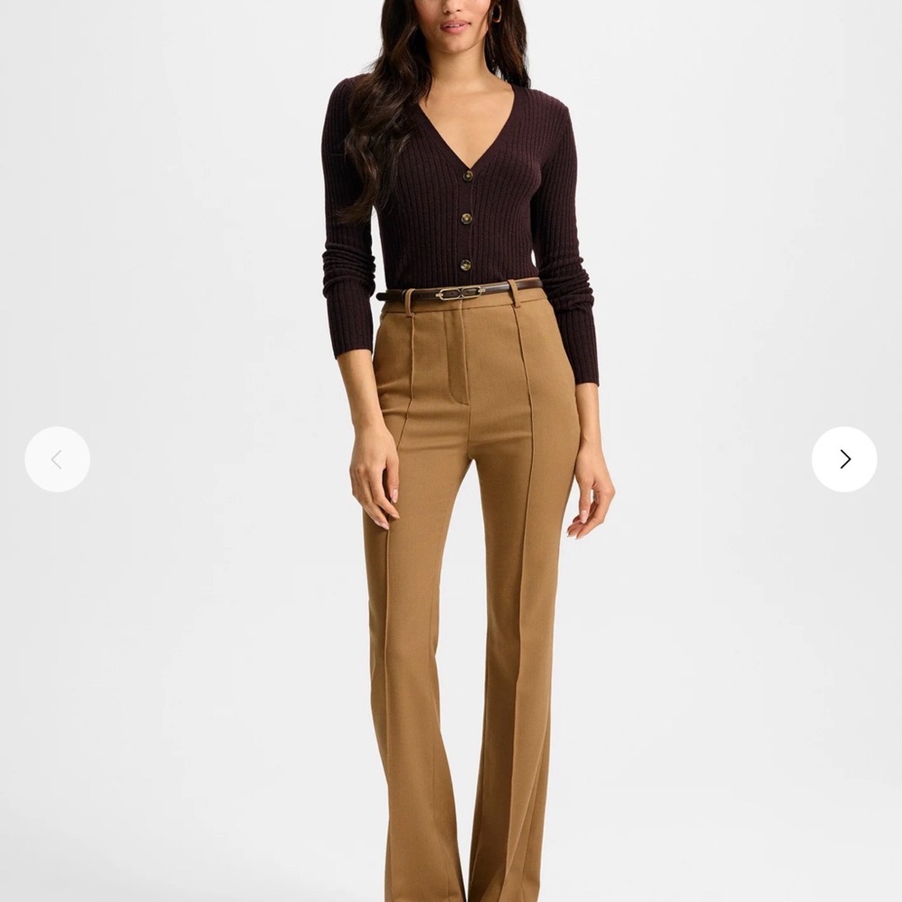 Veronica Beard Gracie Flare Pant - Picture 3 of 8